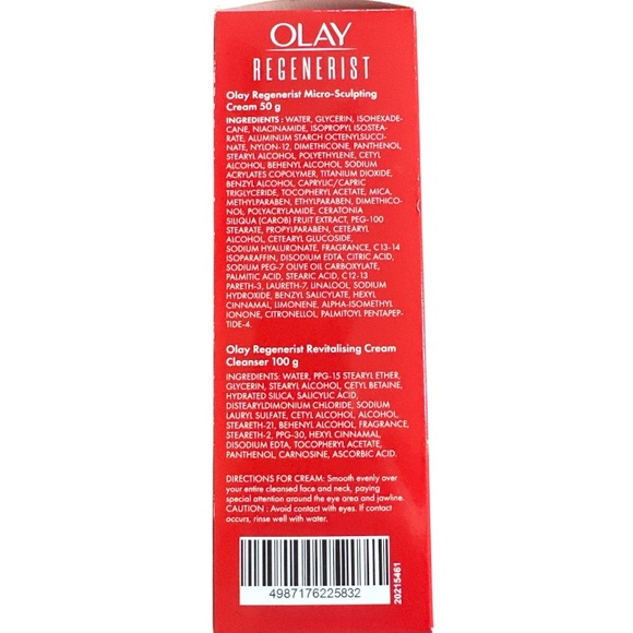 Olay Regenerist Microsculpting 2 Piece Set Cleanser and Cream - Picture 3 of 4